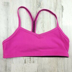 Ivivva by Lululemon Girls Pink Racerback Sports Bra Athletic Training Youth